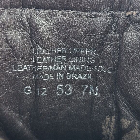 Tory Burch Chelsea Ankle Boots Patent Leather Brown Size 7 M - Picture 15 of 16